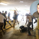 Scene from the August 2017 attack on DeAndre Harris in Charlottesville, Va., in which Jacob Scott Goodwin (inset) was found guilty May 1, 2018